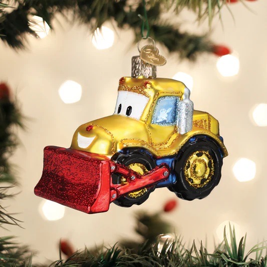 Bulldozer Ornament